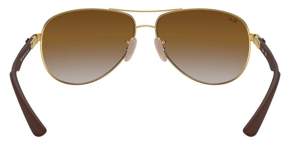 Ray-Ban RB8313 Carbon Fibre 001/51 58 - Arista Gold / Light Brown Gradient #id:rb831300151_s:100115