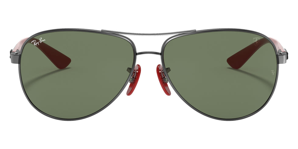 Ray-Ban RB8313M Scuderia Ferrari F00171 61 - Gunmetal / Green Classic #id:rb8313mf00171_s:100100