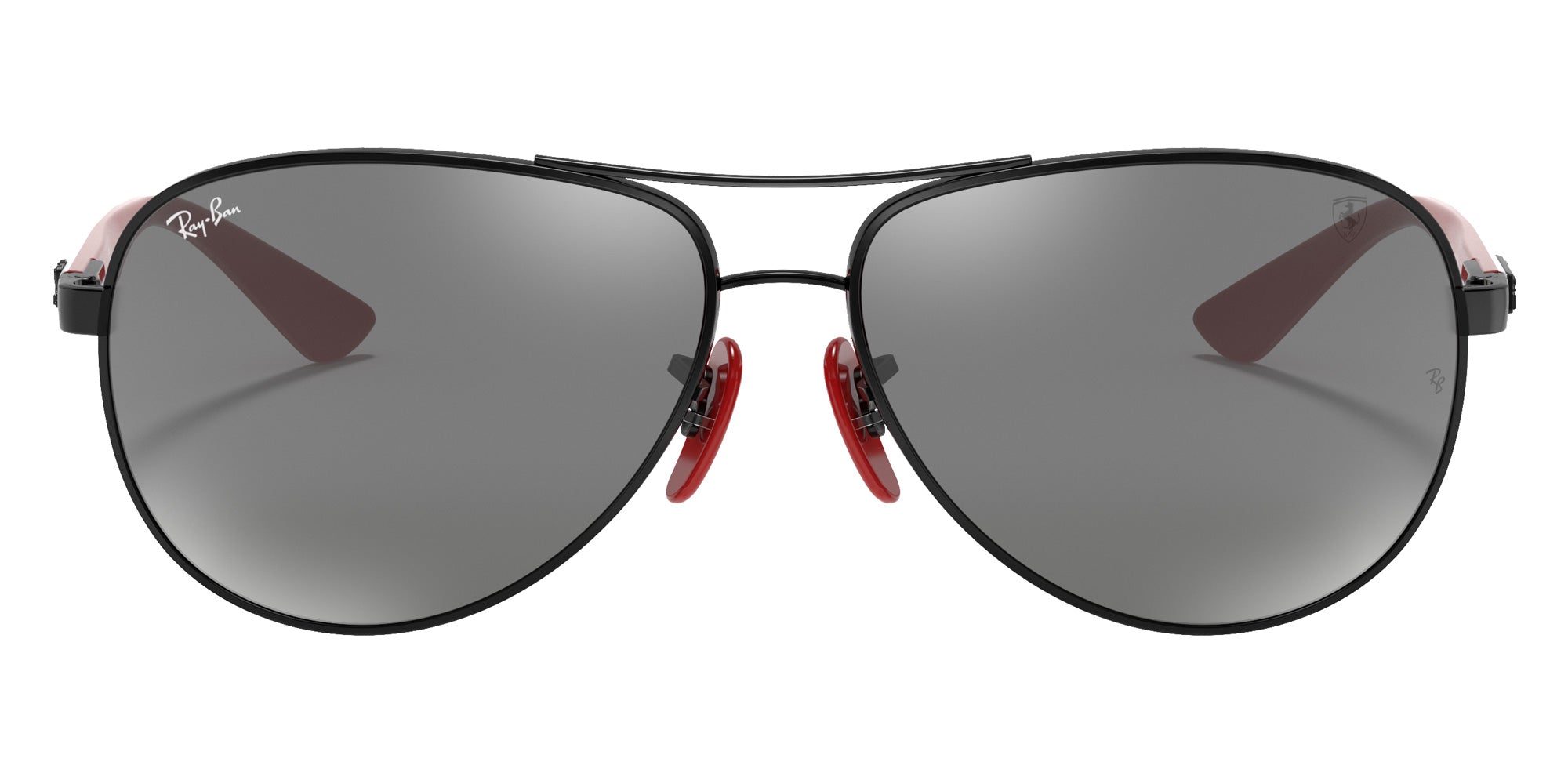 Ray-Ban RB8313M Scuderia Ferrari F0096G 61 - Black / Gray Mirrored Silver #id:rb8313mf0096g_s:102100