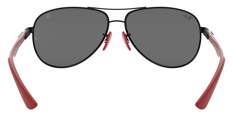 Ray-Ban RB8313M Scuderia Ferrari F0096G 61 - Black / Gray Mirrored Silver #id:rb8313mf0096g_s:102115