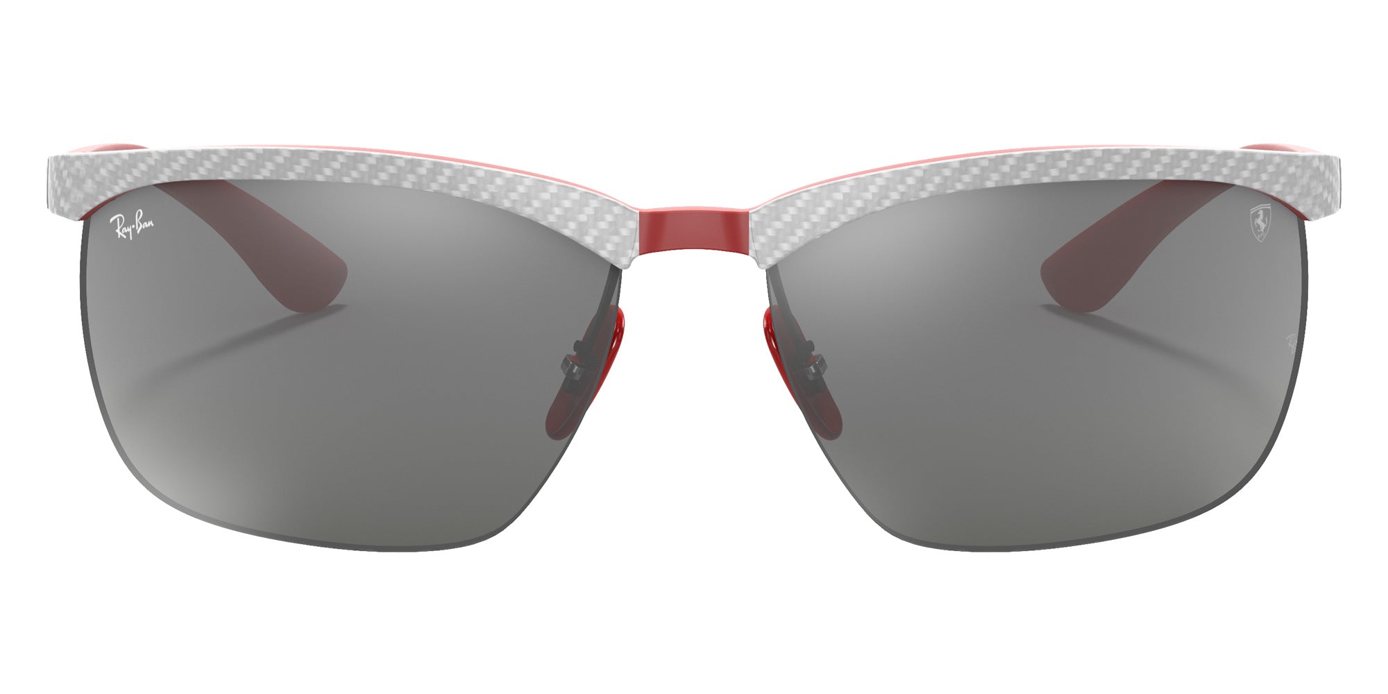 Ray-Ban RB8324M Scuderia Ferrari F0516G 64 - Gray / Gray Mirrored Silver #id:rb8324mf0516g_s:100100