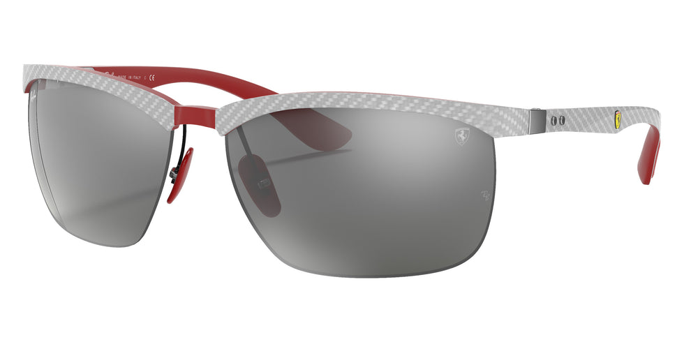 Ray-Ban RB8324M Scuderia Ferrari F0516G 64 - Gray / Gray Mirrored Silver #id:rb8324mf0516g_s:100105