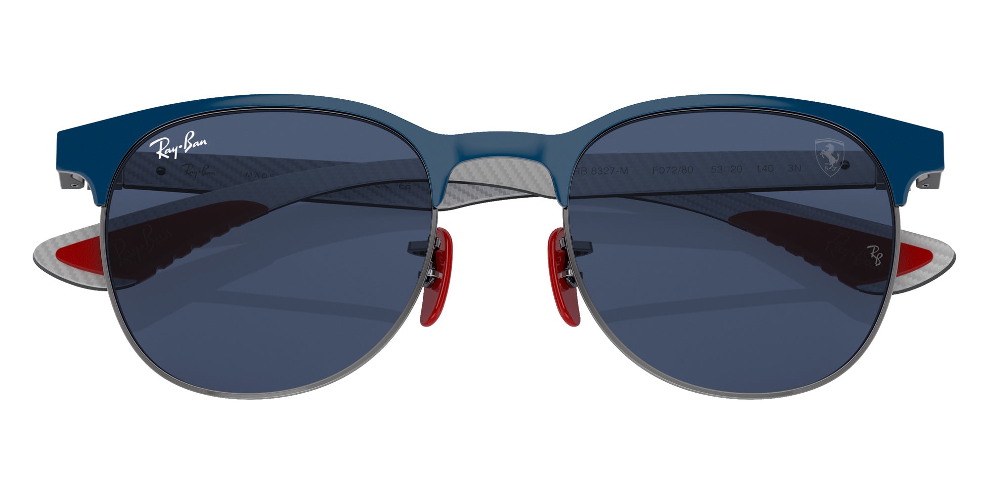 Ray-Ban RB8327M Scuderia Ferrari Collection F07280 53 - Blue on Gunmetal #id:rb8327mf07280_s:100120