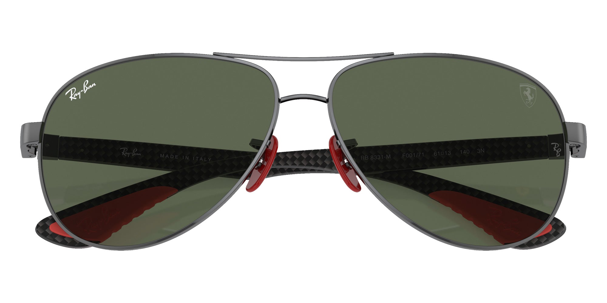 Ray-Ban RB8331M Scuderia Ferrari F00171 61 - Gunmetal / Dark Green #id:rb8331mf00171_s:100125
