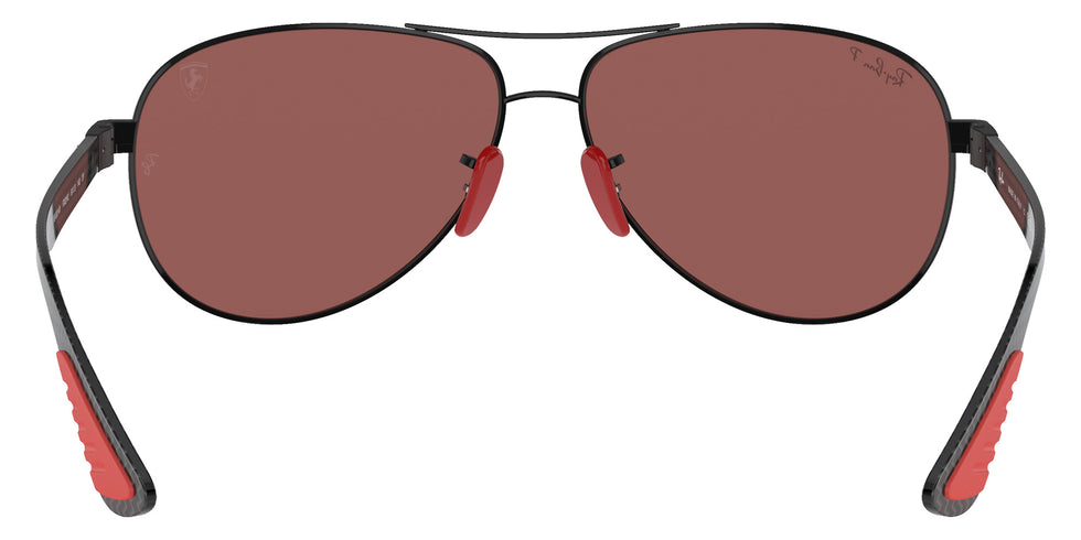 Ray-Ban RB8331M Scuderia Ferrari F002H2 61 - Black / Purple/Silver Mirrored Polarized #id:rb8331mf002h2_s:102115