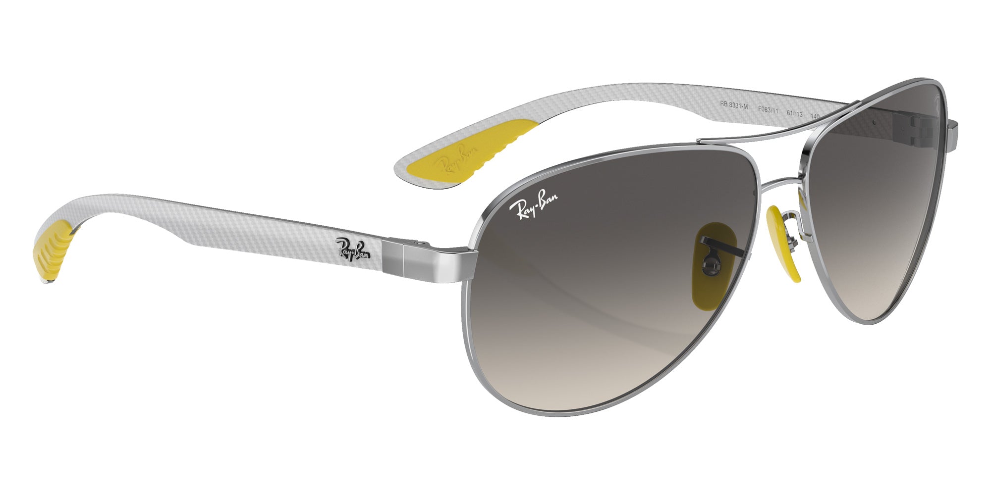 Ray-Ban RB8331M Scuderia Ferrari F08311 61 - Silver / Gray #id:rb8331mf08311_s:106120