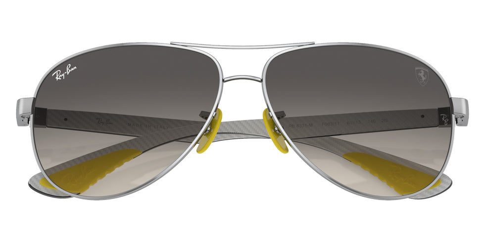 Ray-Ban RB8331M Scuderia Ferrari F08311 61 - Silver / Gray #id:rb8331mf08311_s:106125
