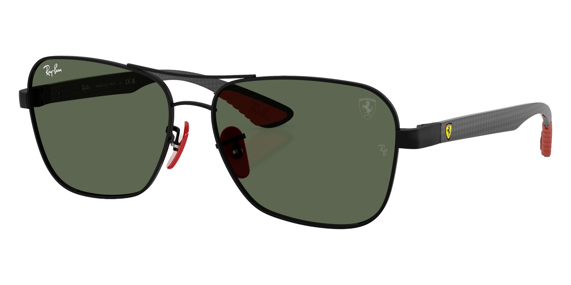 Ray-Ban RB8336M Scuderia Ferrari F00271 58 - Matte Black / Dark Green #id:rb8336mf00271_s:100105