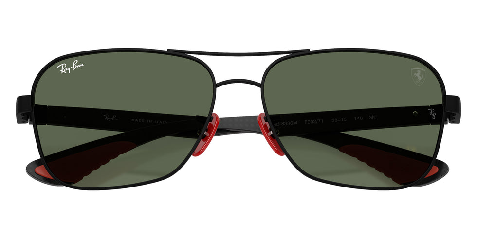 Ray-Ban RB8336M Scuderia Ferrari F00271 58 - Matte Black / Dark Green #id:rb8336mf00271_s:100125