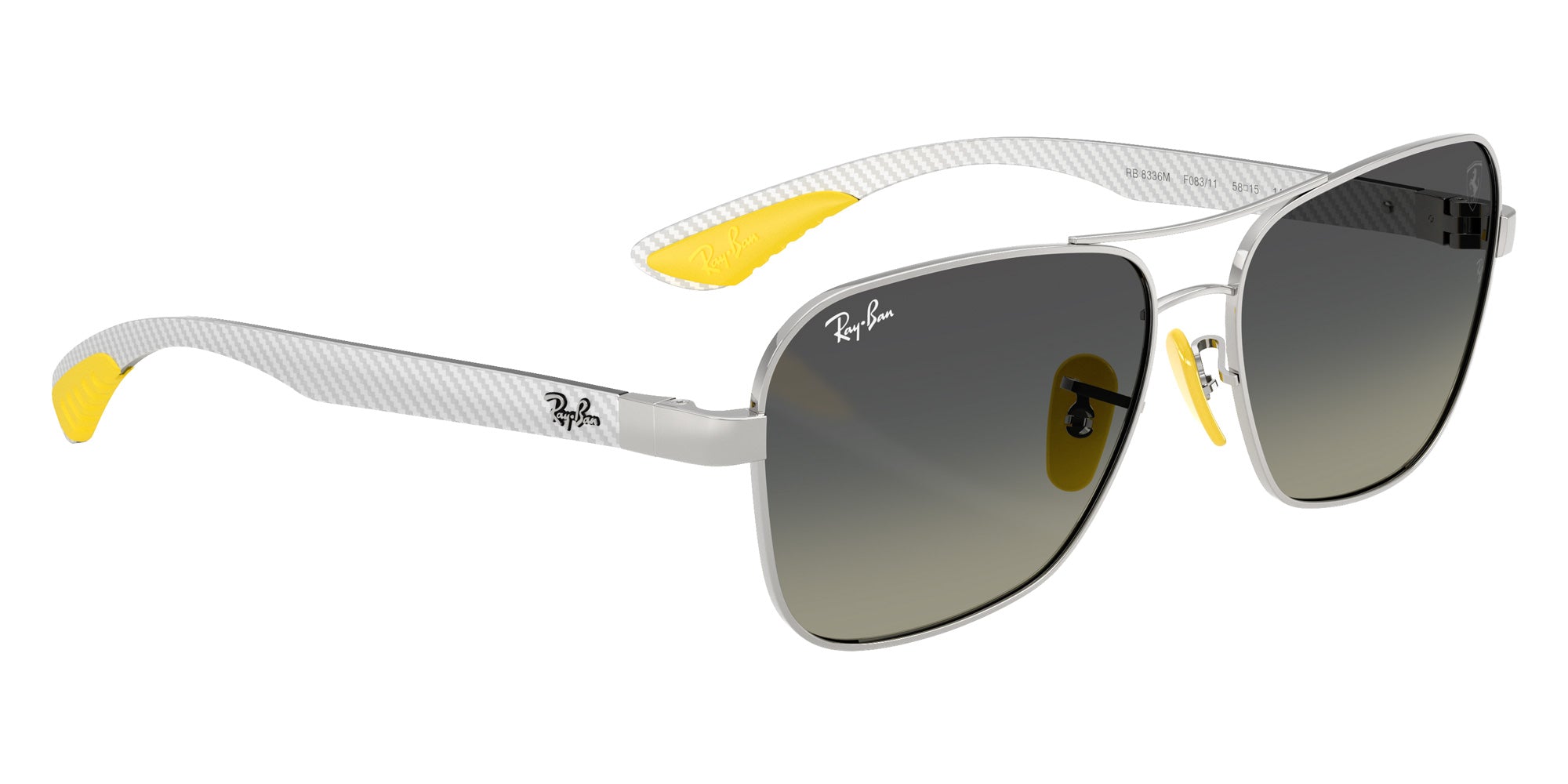 Ray-Ban RB8336M Scuderia Ferrari F08311 58 - Silver / Gray Gradient #id:rb8336mf08311_s:102120