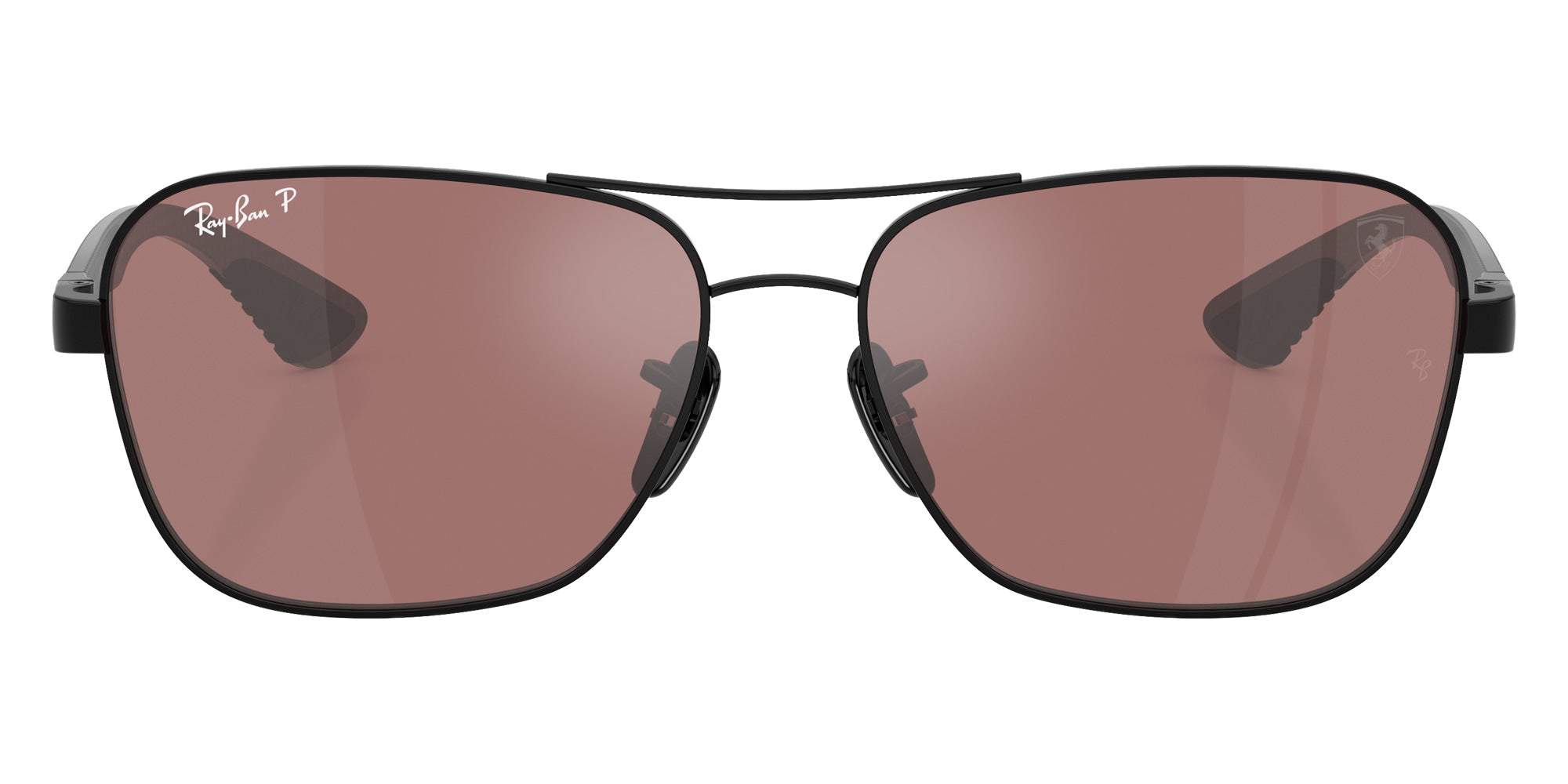 Ray-Ban RB8336M Scuderia Ferrari Chromance F117H2 58 - Black / Purple Mirrored Silver Polarized #id:rb8336mf117h2_s:100100