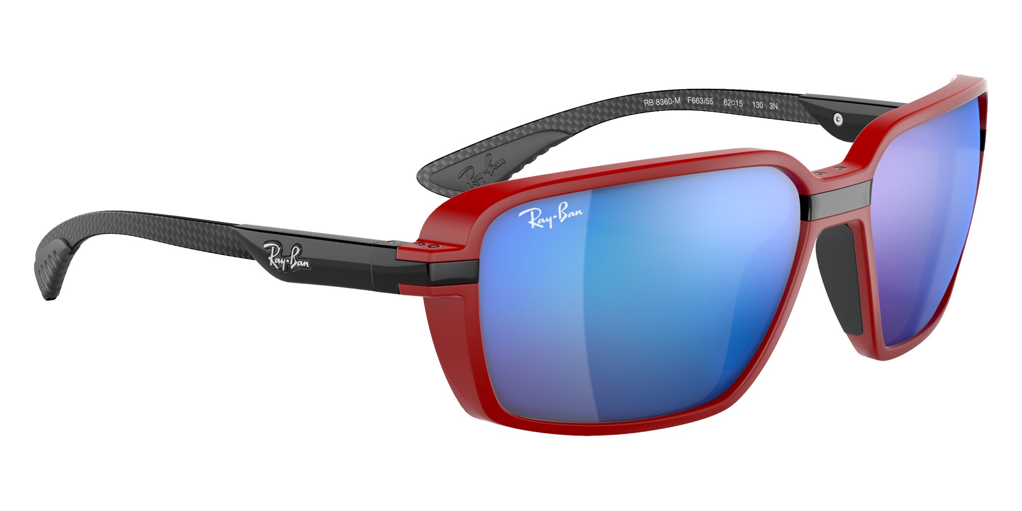 Ray-Ban RB8360M Scuderia Ferrari F66355 62 - Red / Blue Mirrored #id:rb8360mf66355_s:100120