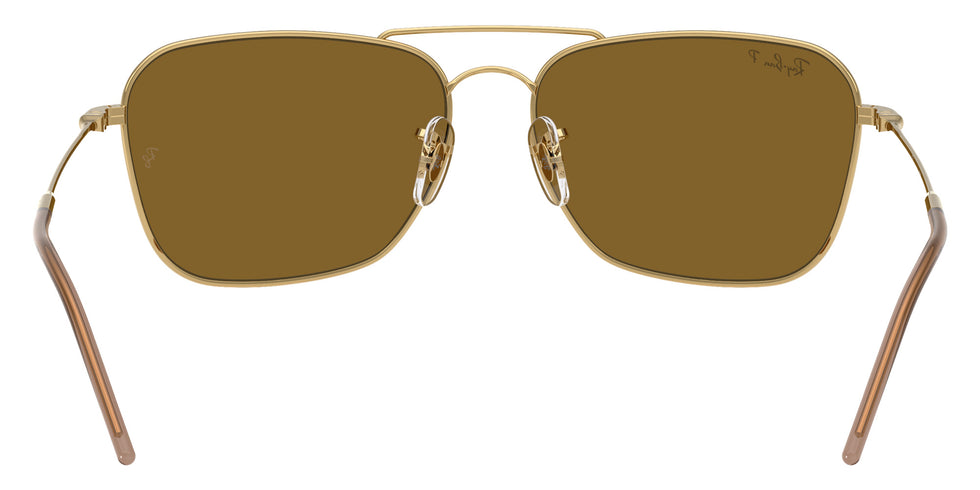 Ray-Ban RBR0102S Caravan Reverse 001/83 58 - Arista Gold / Polarized Dark Brown #id:rbr0102s00183_s:100115