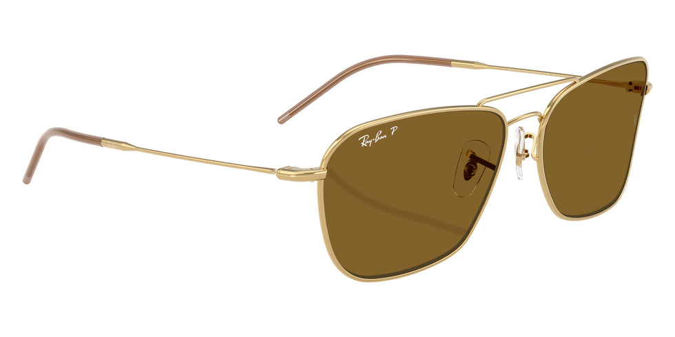 Ray-Ban RBR0102S Caravan Reverse 001/83 58 - Arista Gold / Polarized Dark Brown #id:rbr0102s00183_s:100120