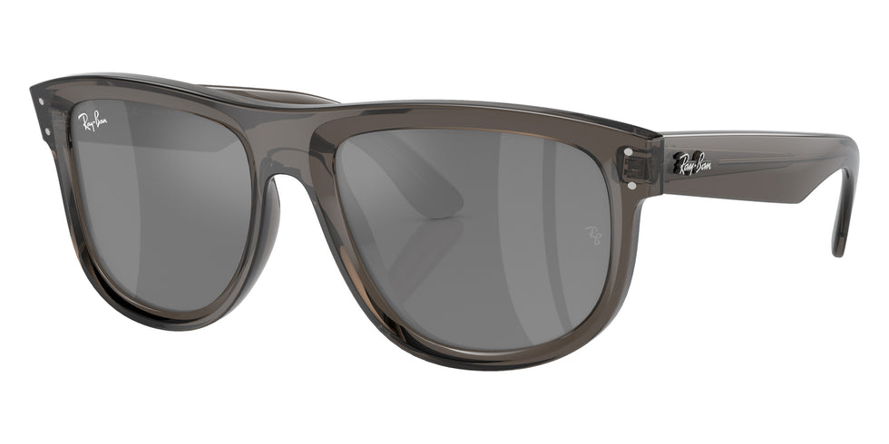Ray-Ban RBR0501S Boyfriend Reverse 6707GS 56 - Transparent Dark Gray / Silver Mirrored #id:rbr0501s6707gs_s:100105