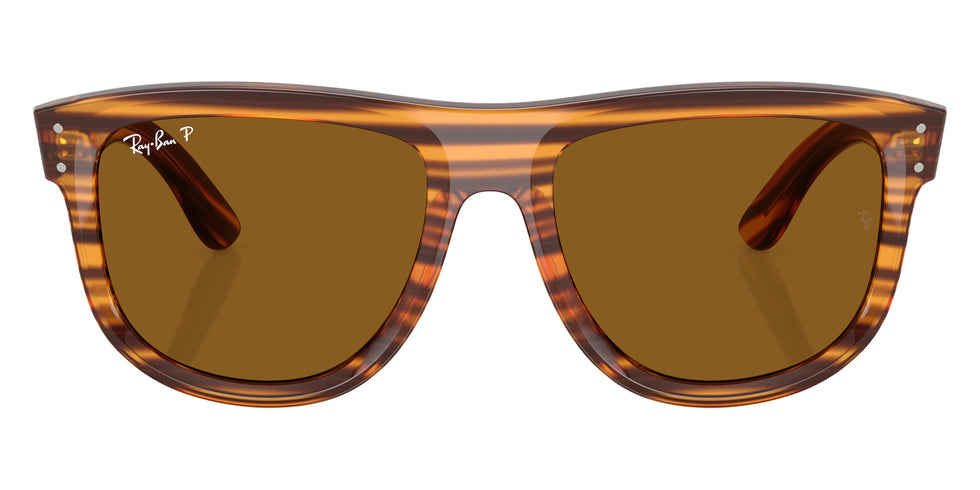 Ray-Ban RBR0501S Boyfriend Reverse 679183 56 - Striped Havana / Polarized Dark Brown #id:rbr0501s679183_s:102100