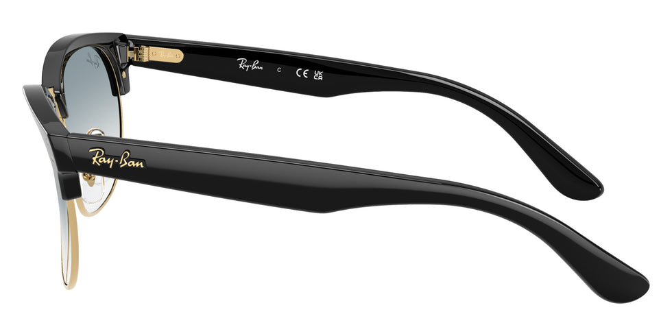 Ray-Ban RBR0504S Clubmaster Reverse 667779 51 - Black on Gold / Clear Gradient Blue #id:rbr0504s667779_s:106110