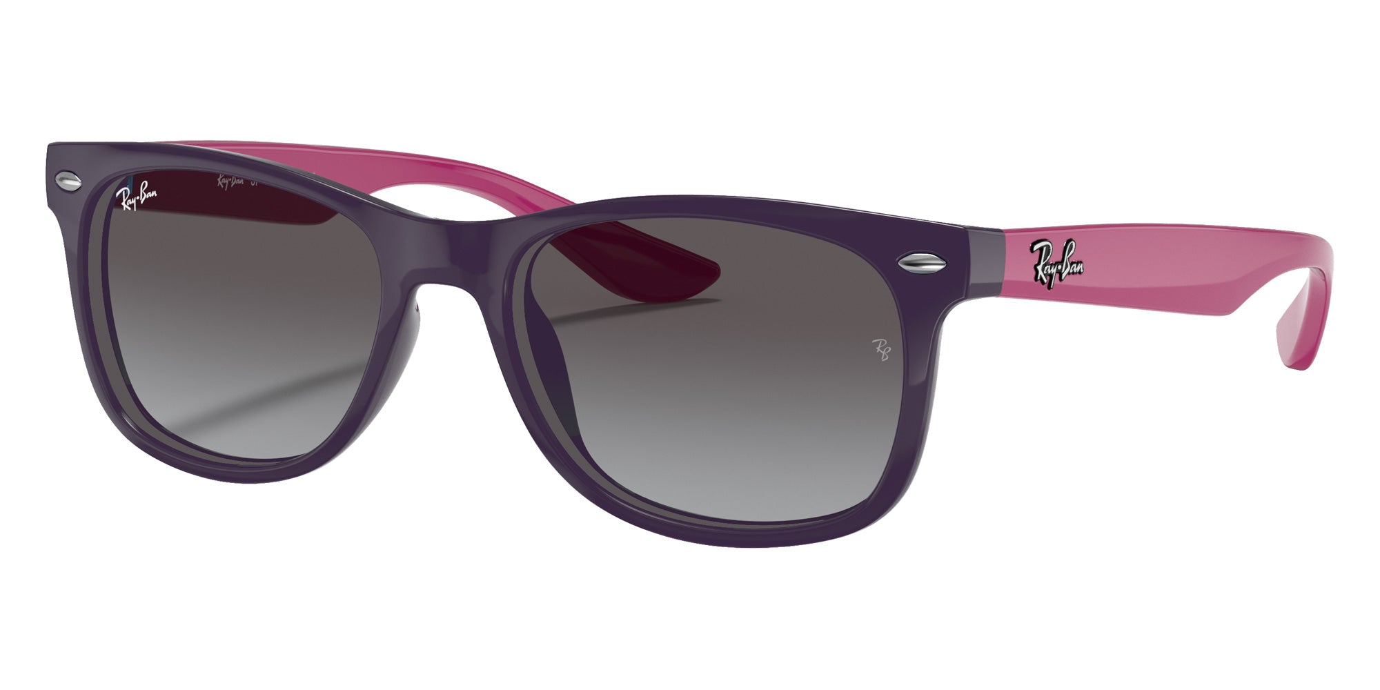 Ray-Ban RB9052S New Wayfarer 70218G 48 - Violet / Light Gray/Dark Gray #id:rj9052s70218g_s:100105