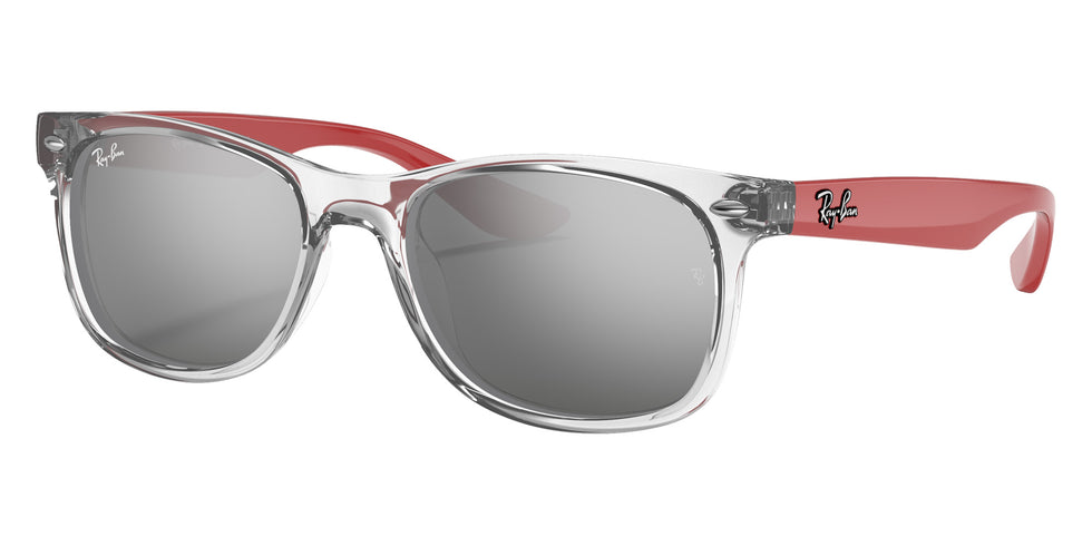 Ray-Ban RB9052S New Wayfarer 70636G 48 - Transparent Gray / Gray/Silver Mirrored #id:rj9052s70636g_s:102105