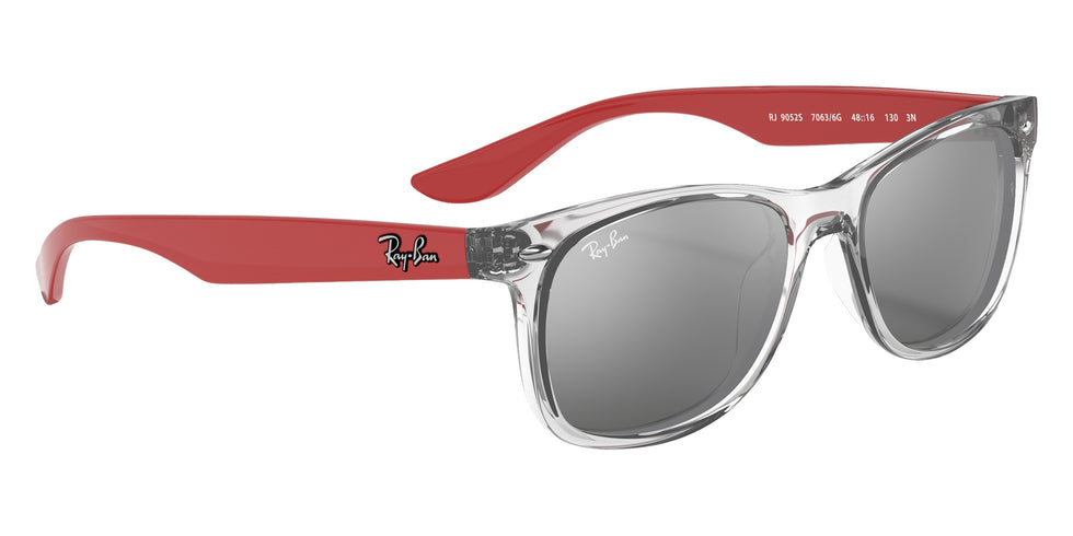 Ray-Ban RB9052S New Wayfarer 70636G 48 - Transparent Gray / Gray/Silver Mirrored #id:rj9052s70636g_s:102120