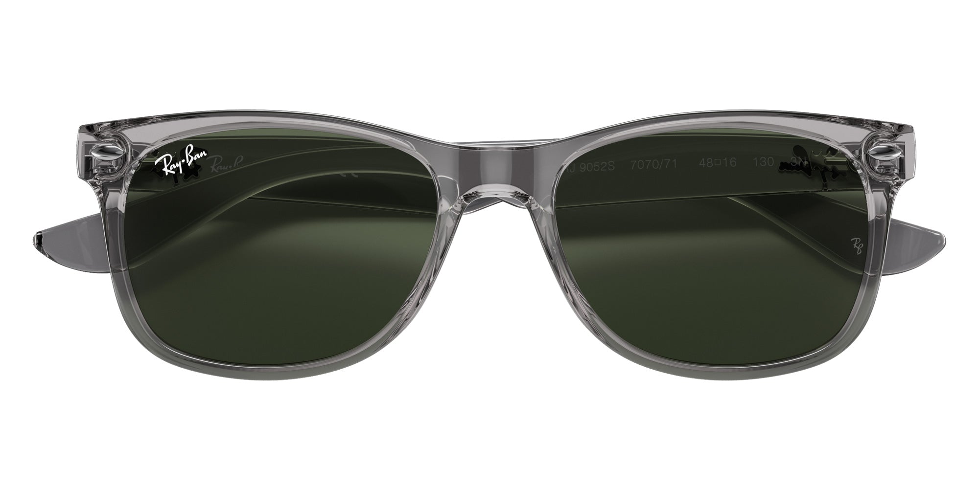 Ray-Ban RB9052S New Wayfarer Kids 707071 48 - Transparent Gray #id:rj9052s707071_s:100125