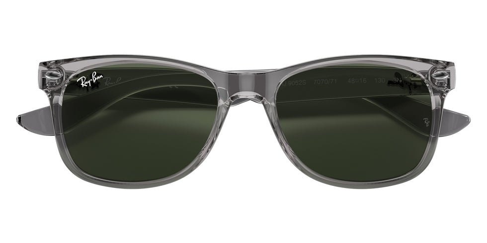 Ray-Ban RB9052S New Wayfarer Kids 707071 48 - Transparent Gray #id:rj9052s707071_s:100125