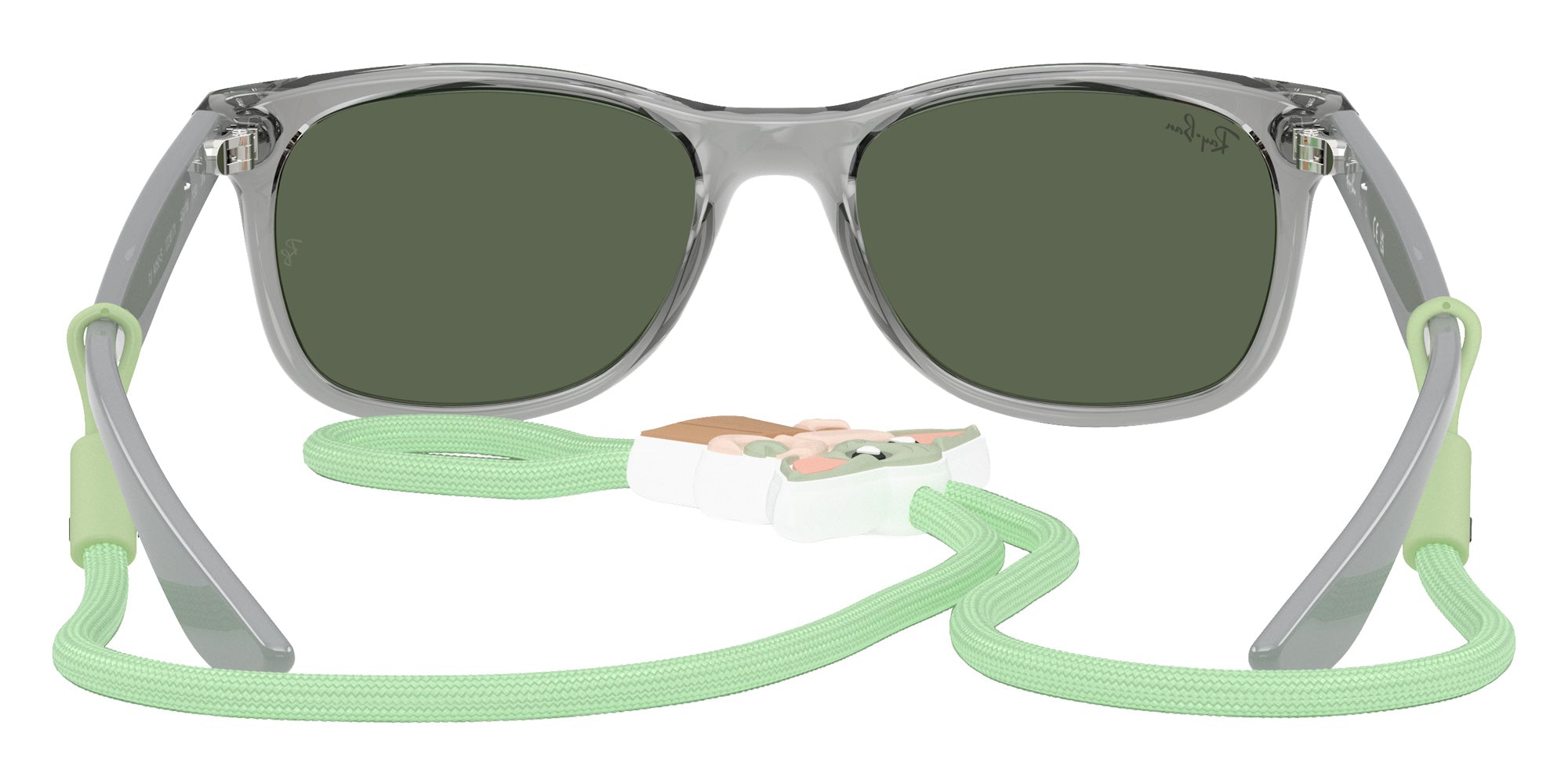Ray-Ban RB9052S Ray-Ban Star Wars™ - Grogu Mini New Wayfarer 722871 47 - Transparent Gray / Dark Green #id:rj9052s722871_s:100115