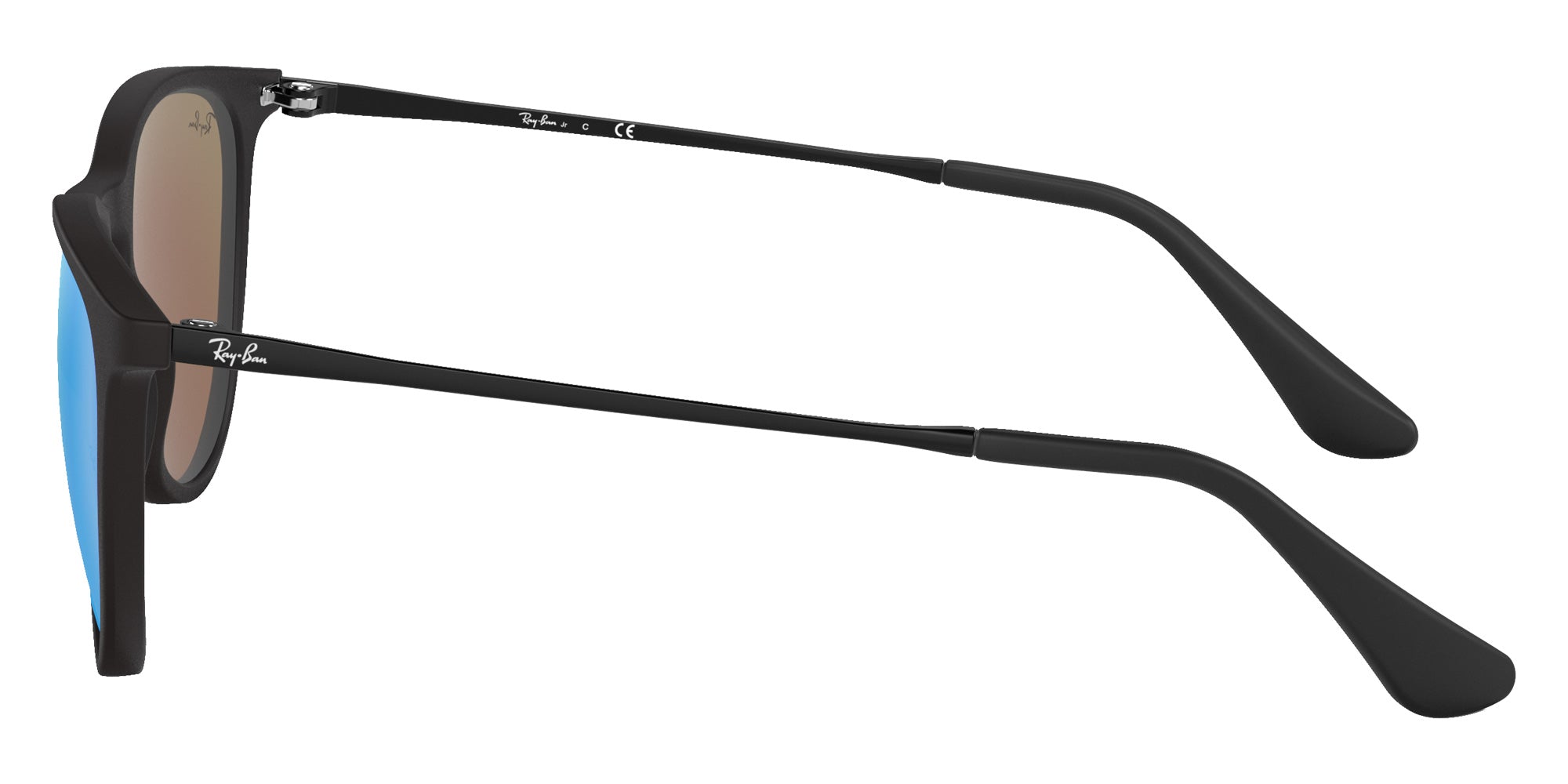 Ray-Ban RB9060SF Erika 700555 52 - Rubber Black / Blue Flash Mirrored #id:rj9060sf700555_s:100110