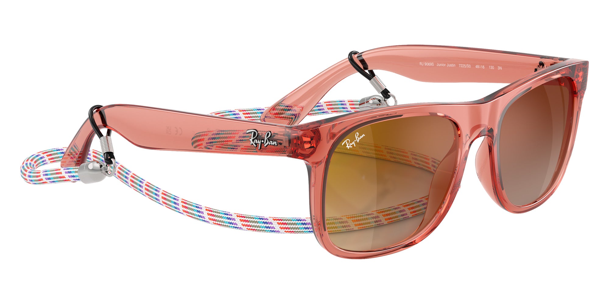 Ray-Ban RB9069S Justin Summer Capsule 7225S0 48 - Transparent Red #id:rj9069s7225s0_s:104120