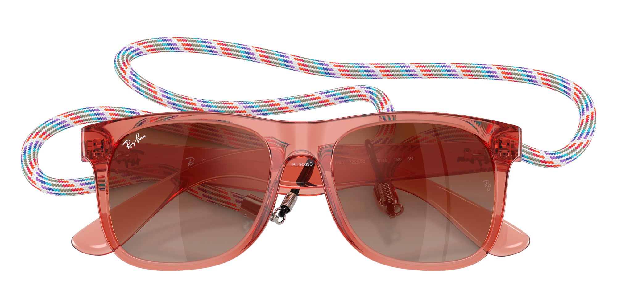 Ray-Ban RB9069S Justin Summer Capsule 7225S0 48 - Transparent Red #id:rj9069s7225s0_s:104125