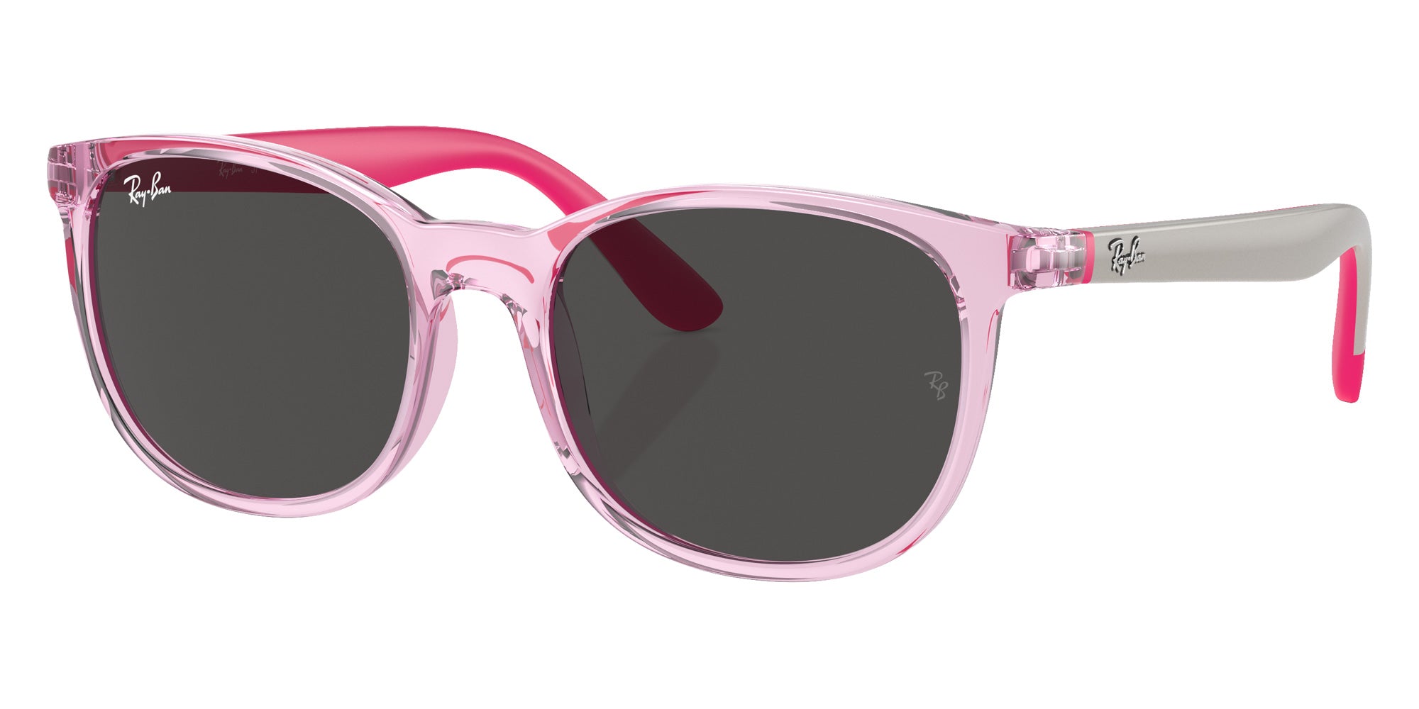 Ray-Ban RB9079S 716587 49 - Transparent Pink / Dark Gray #id:rj9079s716587_s:100105