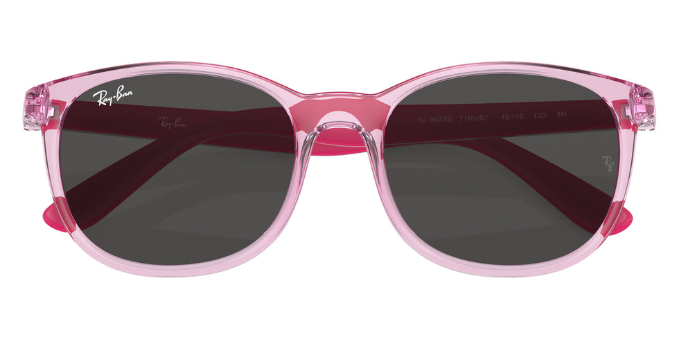 Ray-Ban RB9079S 716587 49 - Transparent Pink / Dark Gray #id:rj9079s716587_s:100125