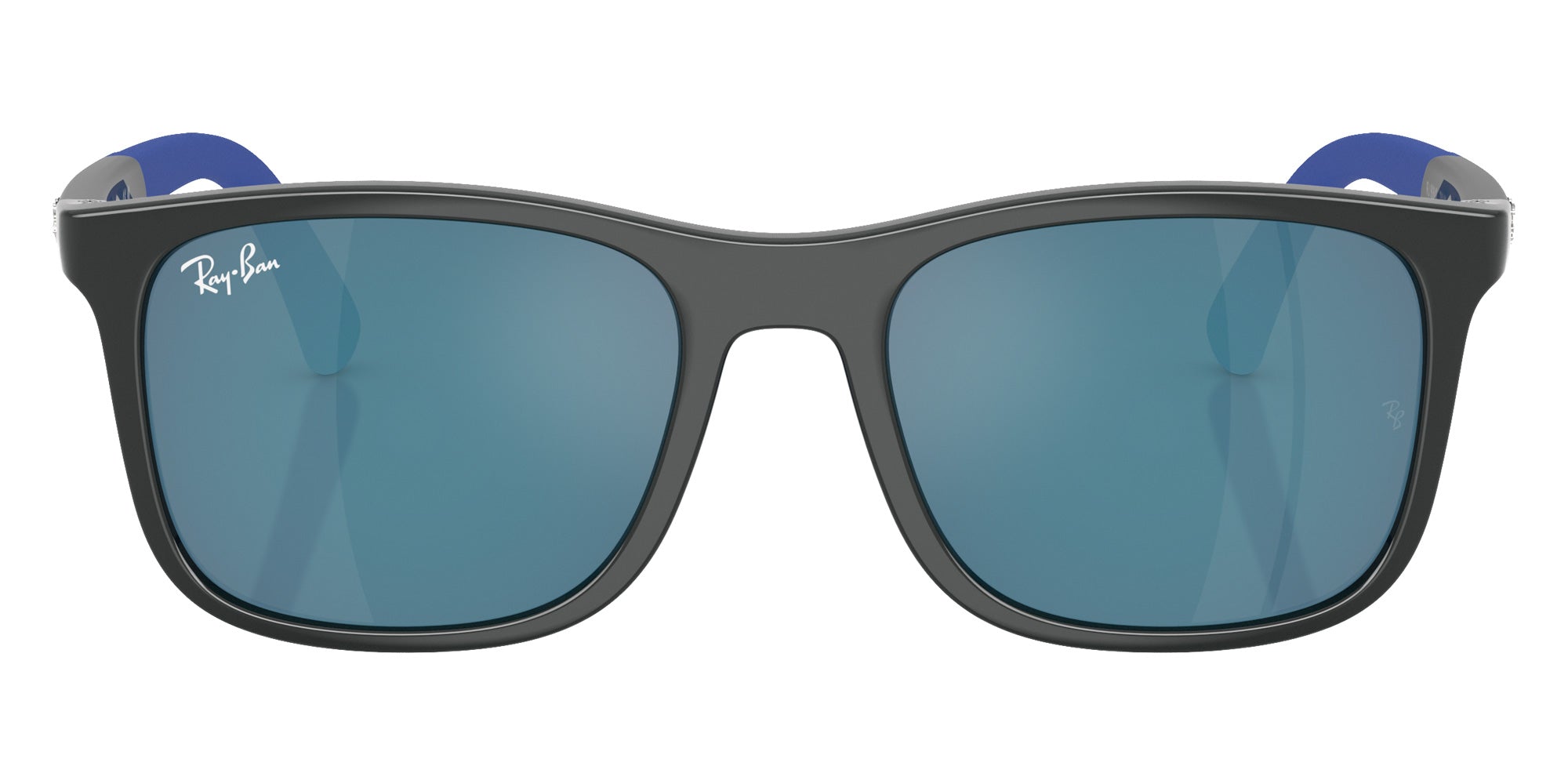 Ray-Ban RB9084S 715155 47 - Gray on Rubber Blue / Dark Blue Mirrored Blue #id:rj9084s715155_s:100100