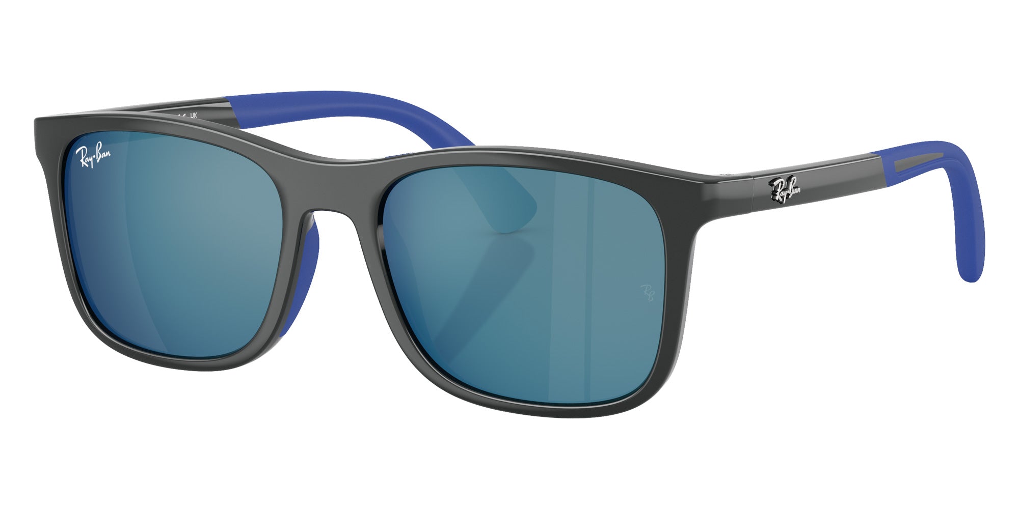 Ray-Ban RB9084S 715155 47 - Gray on Rubber Blue / Dark Blue Mirrored Blue #id:rj9084s715155_s:100105