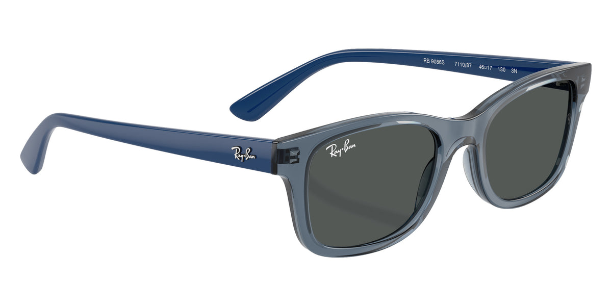 Ray-Ban RB9086S 711087 48 - Transparent Blue / Dark Gray #id:rj9086s711087_s:104120