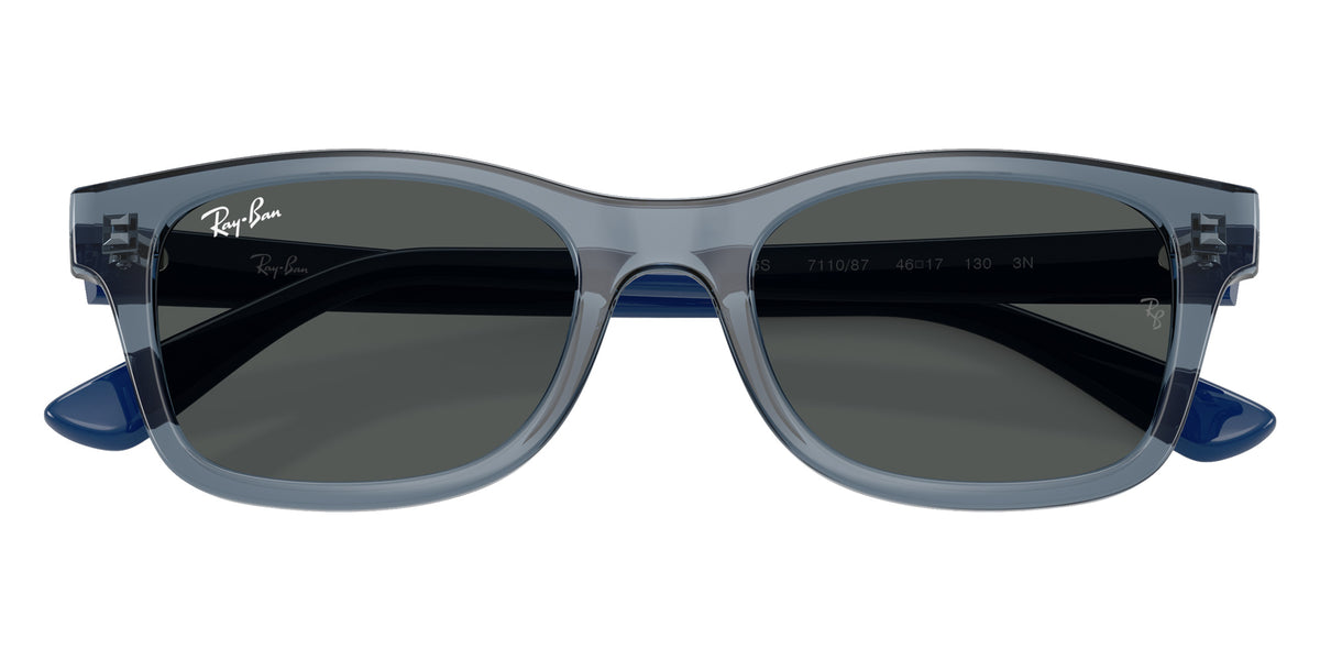 Ray-Ban RB9086S 711087 48 - Transparent Blue / Dark Gray #id:rj9086s711087_s:104125