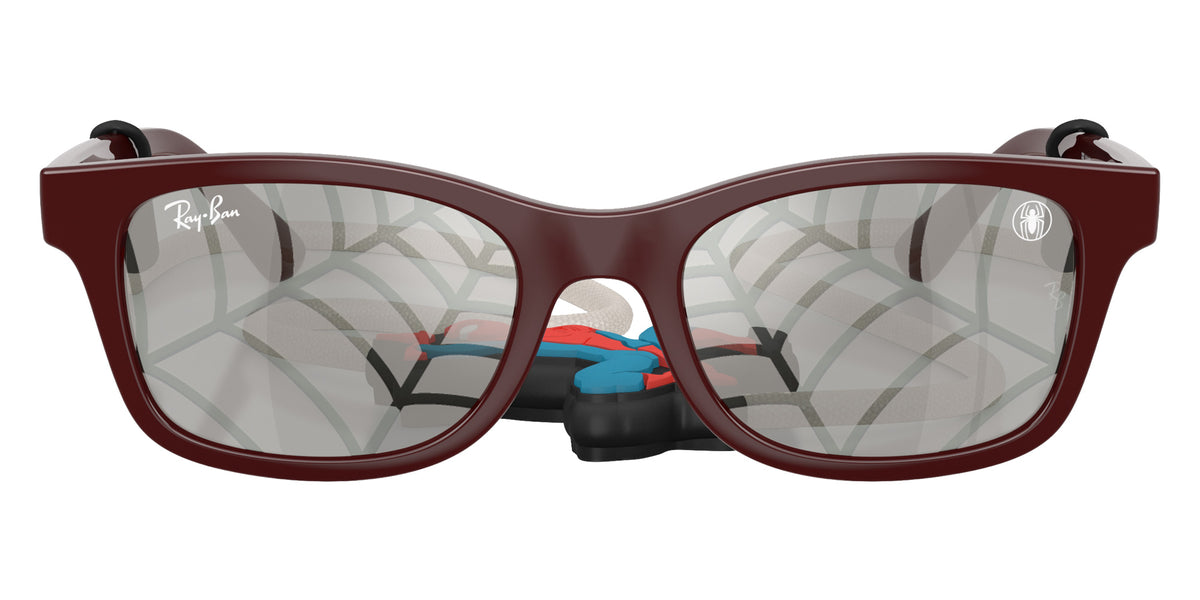 Ray-Ban RB9086S Ray-Ban MARVEL�� - Spiderman 7232AI 46 - Dark Red / Gray Tampo Triangles Silver Mirrored #id:rj9086s7232ai_s:100100
