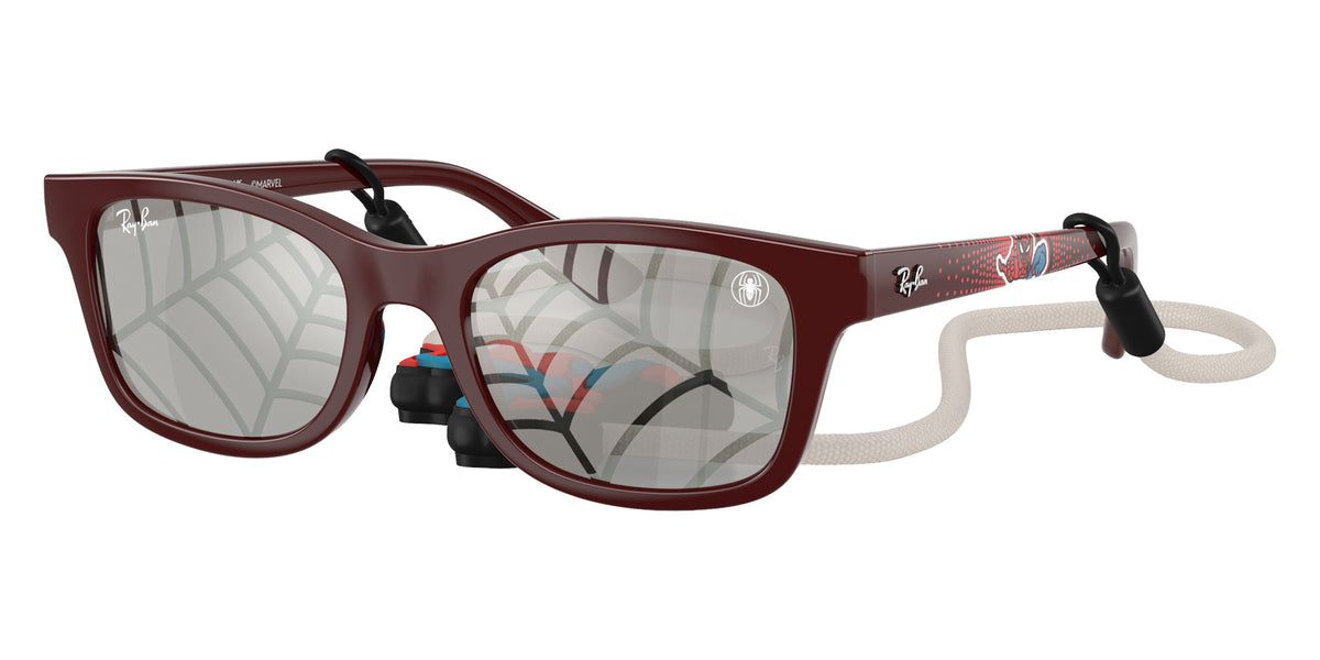 Ray-Ban RB9086S Ray-Ban MARVEL�� - Spiderman 7232AI 46 - Dark Red / Gray Tampo Triangles Silver Mirrored #id:rj9086s7232ai_s:100105