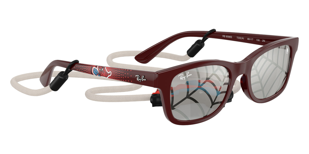 Ray-Ban RB9086S Ray-Ban MARVEL�� - Spiderman 7232AI 46 - Dark Red / Gray Tampo Triangles Silver Mirrored #id:rj9086s7232ai_s:100120