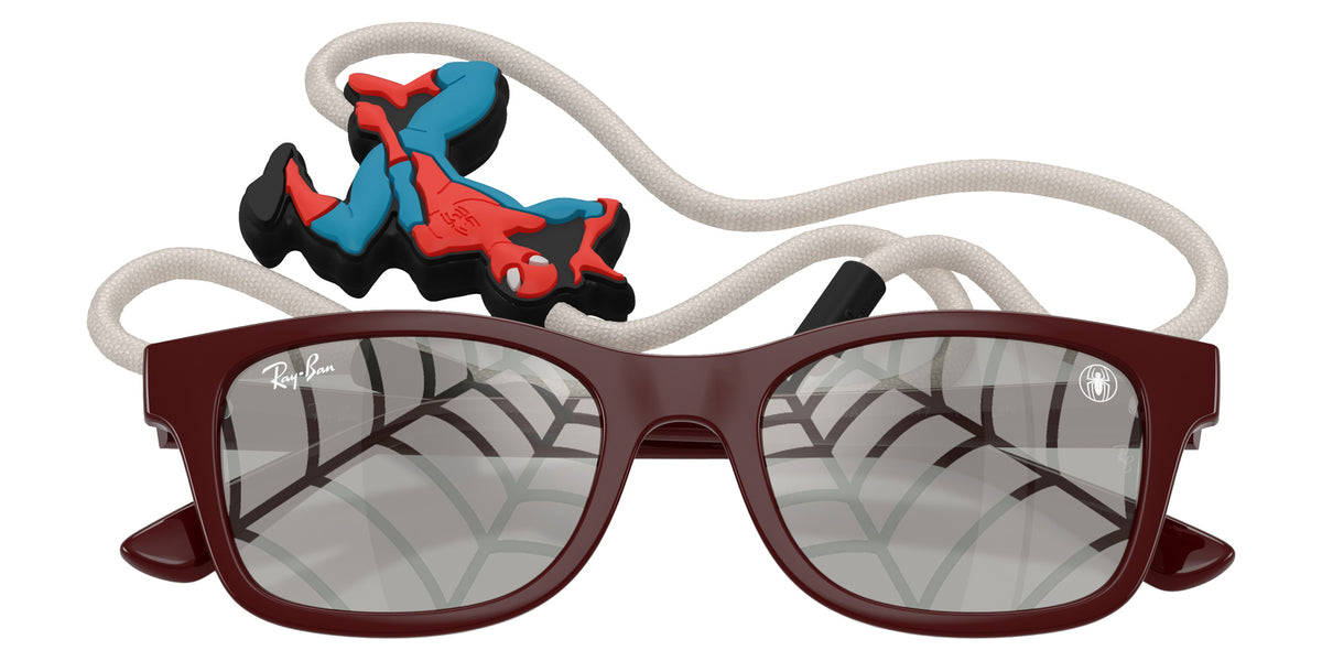 Ray-Ban RB9086S Ray-Ban MARVEL�� - Spiderman 7232AI 46 - Dark Red / Gray Tampo Triangles Silver Mirrored #id:rj9086s7232ai_s:100125