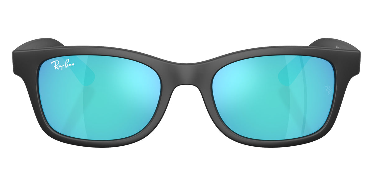 Ray-Ban RB9086SF 100S55 46 - Matte Black / Light Green Mirrored Blue #id:rj9086sf100s55_s:100100