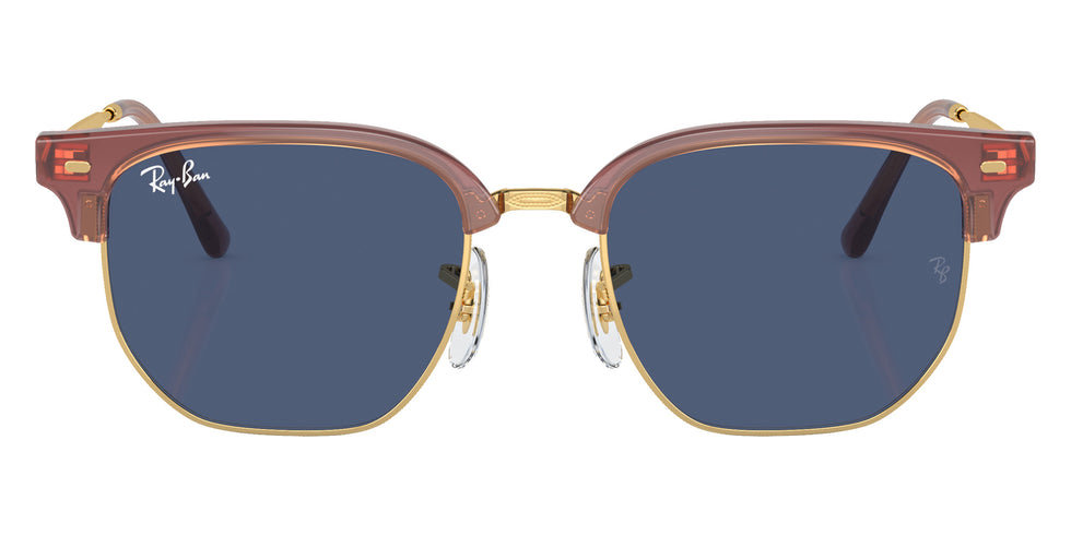 Ray-Ban RB9116S New Clubmaster 715680 47 - Opal Pink on Gold / Dark Blue #id:rj9116s715680_s:100100
