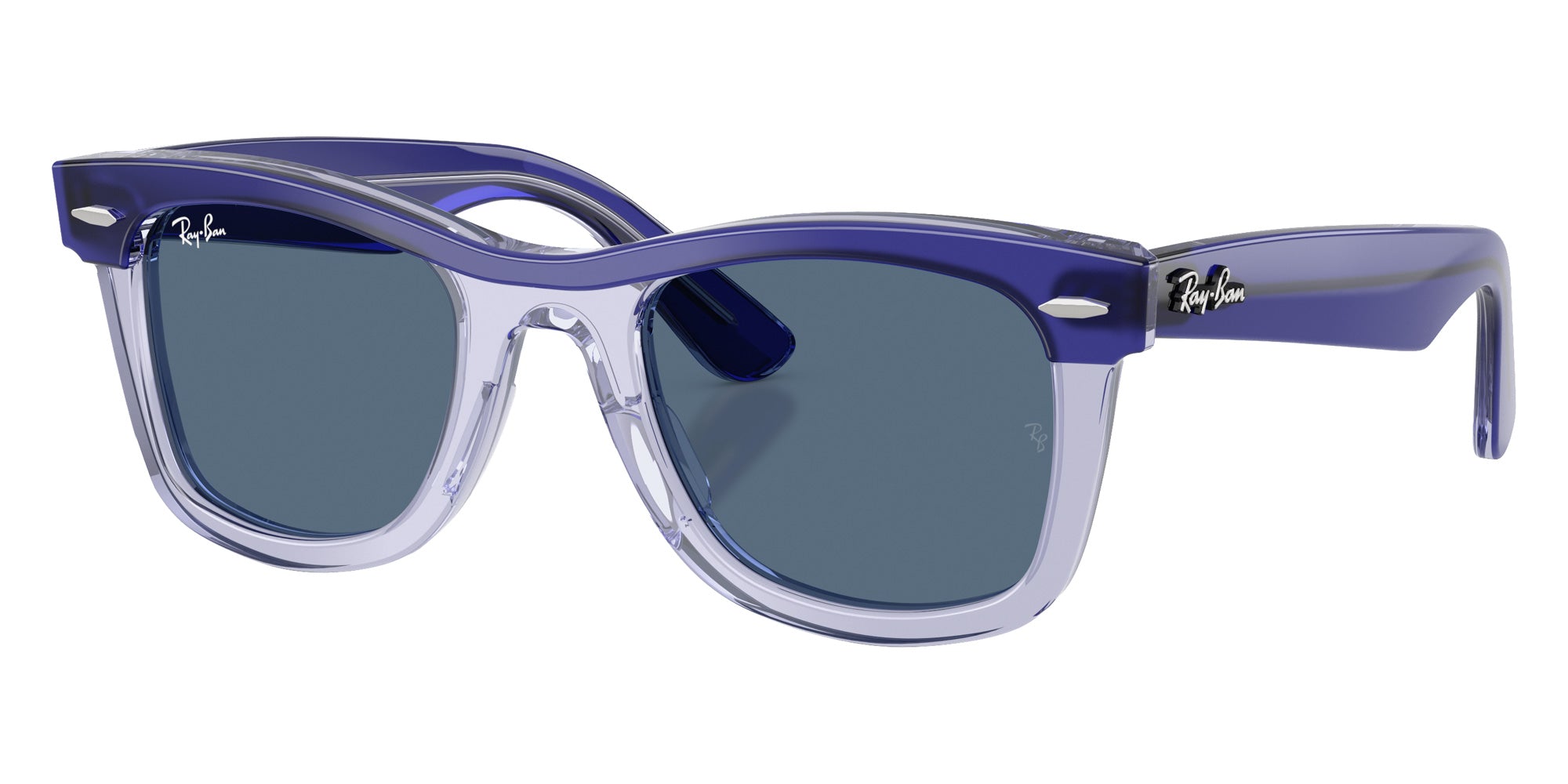 Ray-Ban RB9140S Mini Street Neat 721280 45 - Blue Transparent #id:rj9140s721280_s:102105