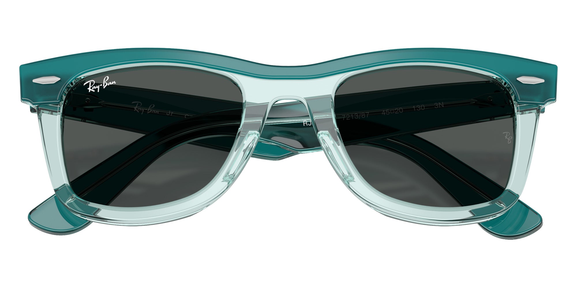 Ray-Ban RB9140S Mini Street Neat 721387 45 - Green Transparent #id:rj9140s721387_s:104125