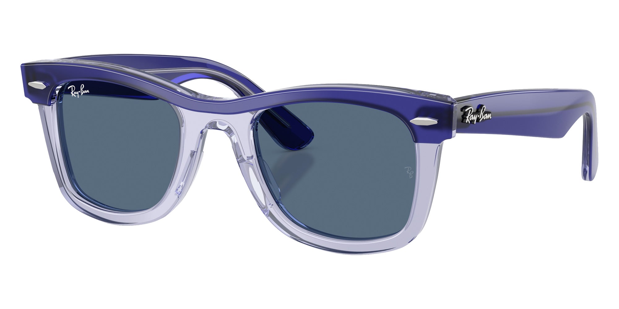 Ray-Ban RB9140SF Mini Street Neat 721280 45 - Blue Transparent #id:rj9140sf721280_s:102105