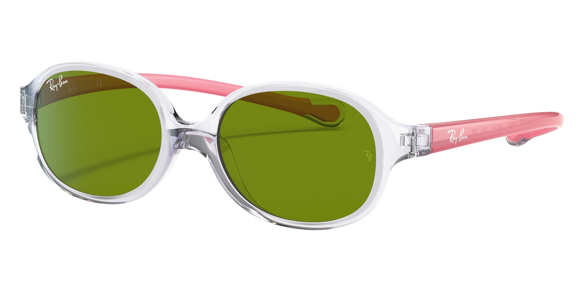 Ray-Ban RB9187S 7082/2 39 - Transparent Light Violet / Green #id:rj9187s70822_s:102105