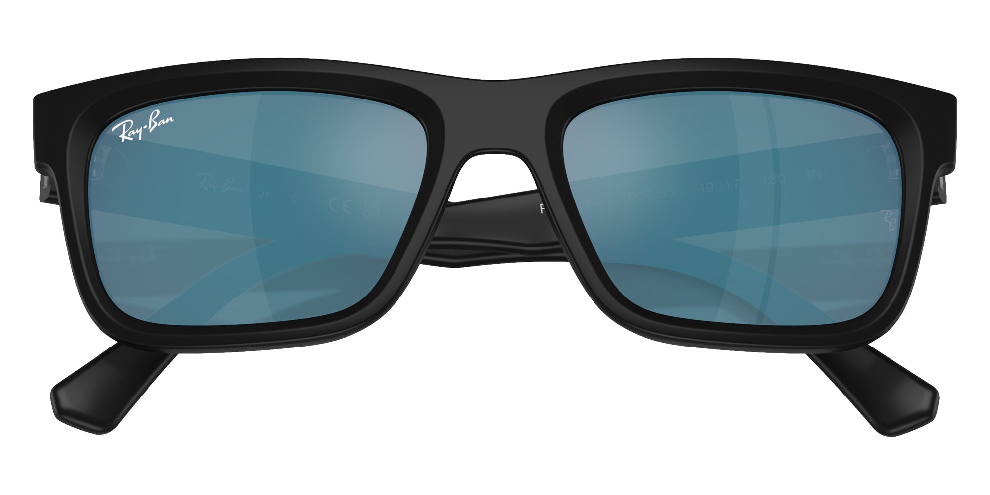 Ray-Ban RB9196S 100S55 49 - Matte Black / Dark Blue Mirrored Blue #id:rj9196s100s55_s:100125