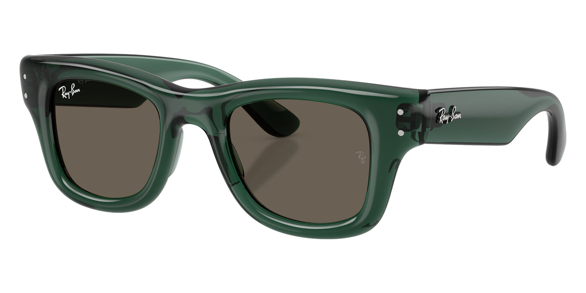 Ray-Ban RB9240S Puffer 7189/3 42 - Transparent Green / Brown #id:rj9240s71893_s:104105