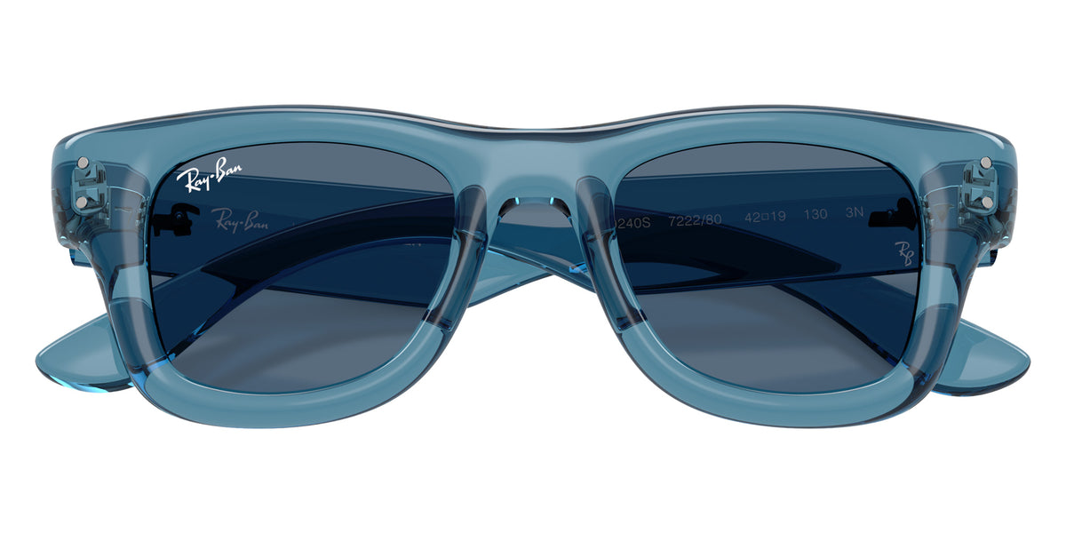 Ray-Ban RB9240S Puffer 722280 42 - Transaprent Blue / Dark Blue #id:rj9240s722280_s:106125