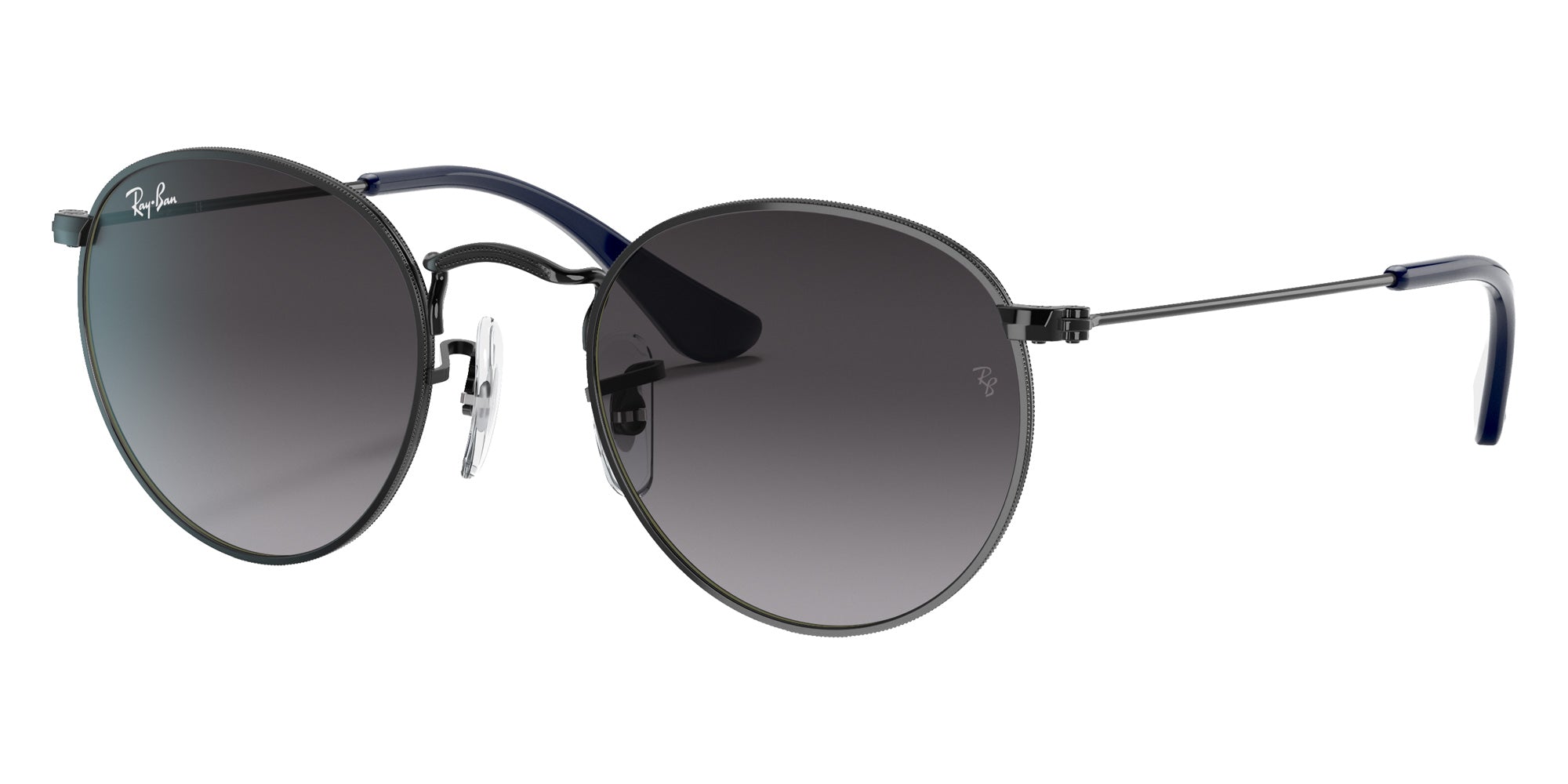 Ray-Ban RB9547S Round 201/8G 44 - Black / Light Gray Gradient Dark Gray #id:rj9547s2018g_s:100105